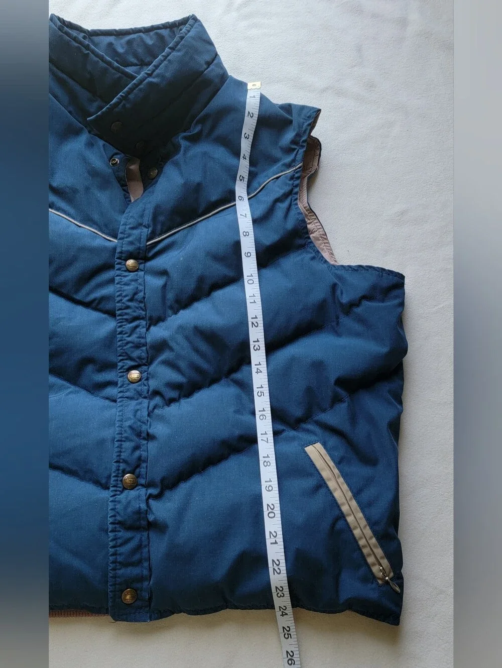 Men's Navy Puffer Vest